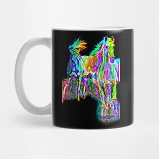 Hologram Horses Mug